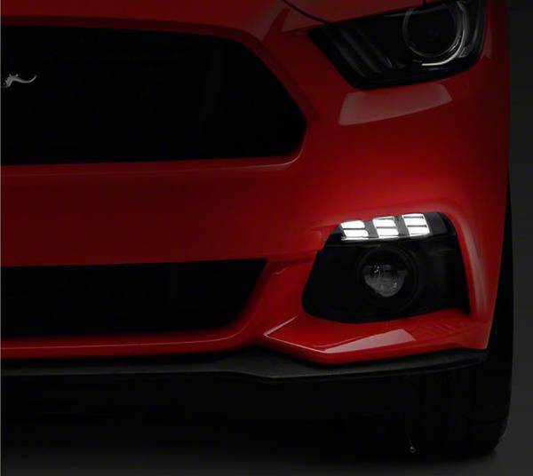 Ford Mustang s550 (2015-2017) kierunkowskazy LED przód DRL - komplet