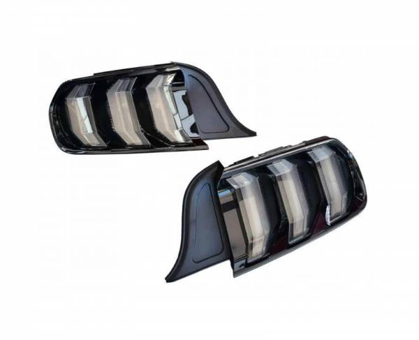 Tylne Lampy Smoke Black OSRAM - Żółty Kierunkowskaz (MUSTANG 15-21 USA)